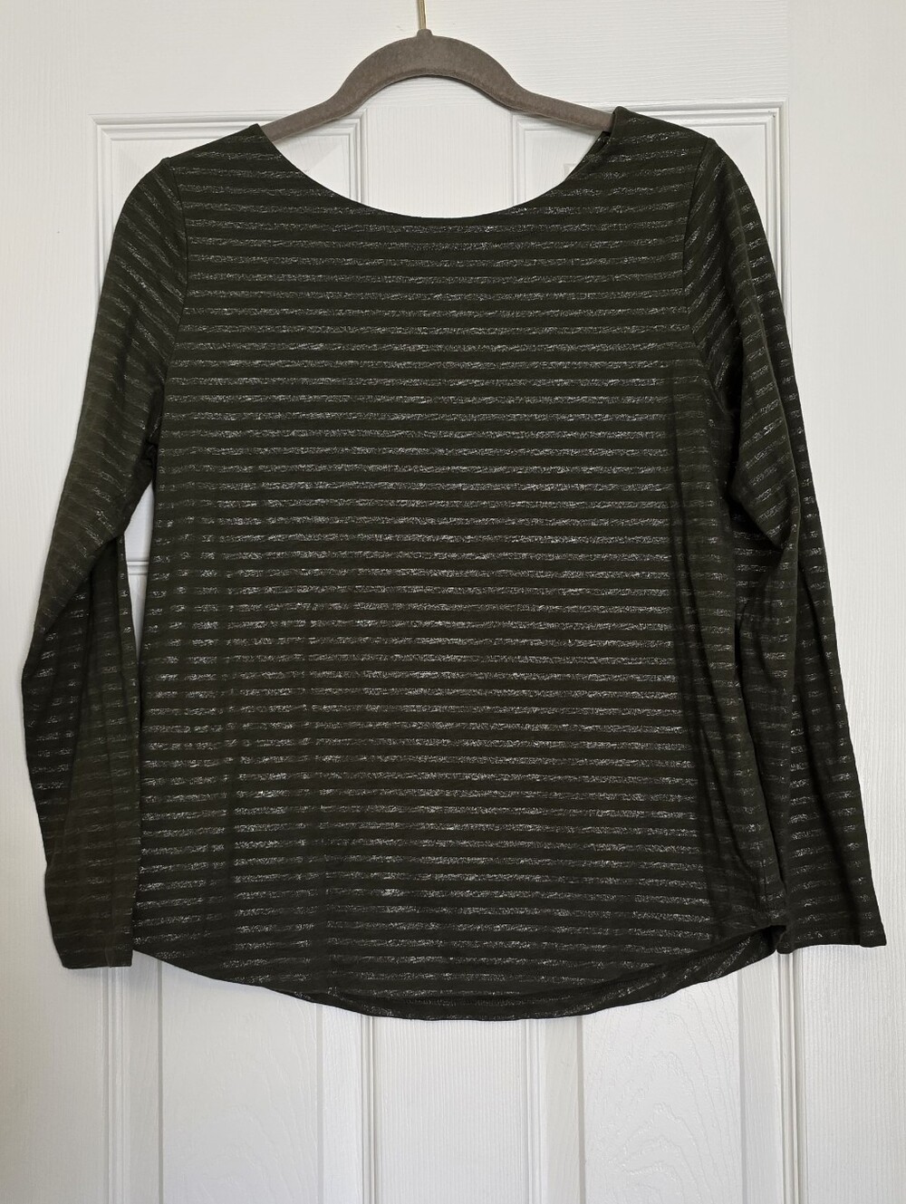 St. John's Bay Olive Green Knit Tee